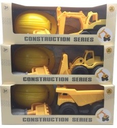Construction Vehicle with Helmet + Accessories