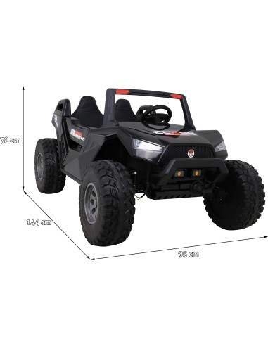 Buggy Avarija 4x4 transporto priemonė Juoda