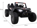 Buggy Avarija 4x4 transporto priemonė Juoda
