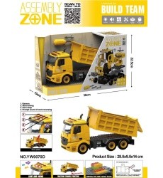 Twisting Dump Truck with Sound Function + Accessories