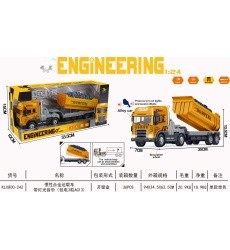 Construction Vehicle Tipper with Lights and Sounds Function