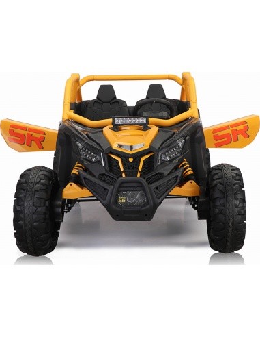 Elektrinis vaikiškas bagis Buggy SR Super 66, geltonas