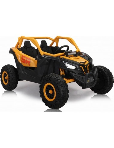 Elektrinis vaikiškas bagis Buggy SR Super 66, geltonas