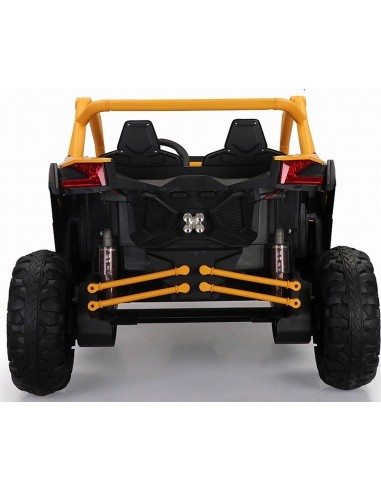 Elektrinis vaikiškas bagis Buggy SR Super 66, geltonas