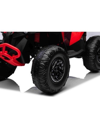 Keturratis Maverick ATV raudonas