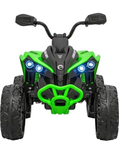 Keturratis Maverick ATV žalias