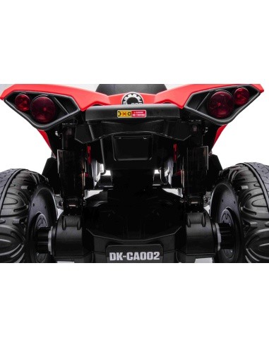 Keturratis Maverick ATV raudonas