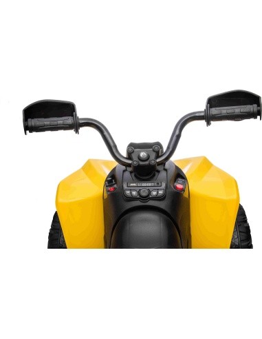 Keturratis Maverick ATV geltonos spalvos