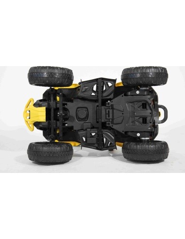 Keturratis Maverick ATV geltonos spalvos