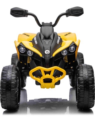 Keturratis Maverick ATV geltonos spalvos
