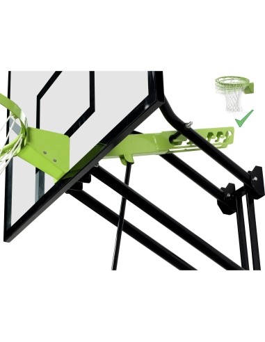 EXIT Galaxy Wall-Mount System (with Dunkring) Rectangular Polycarbonate (PC)