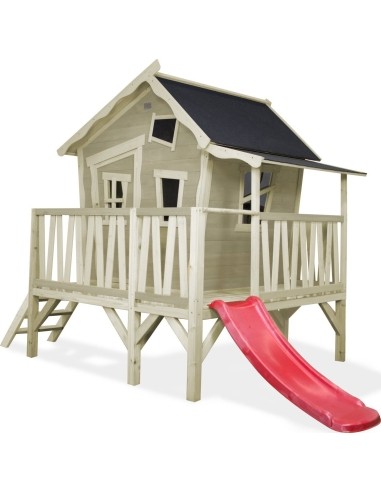 EXIT Crooky 350 wooden playhouse - grey-beige