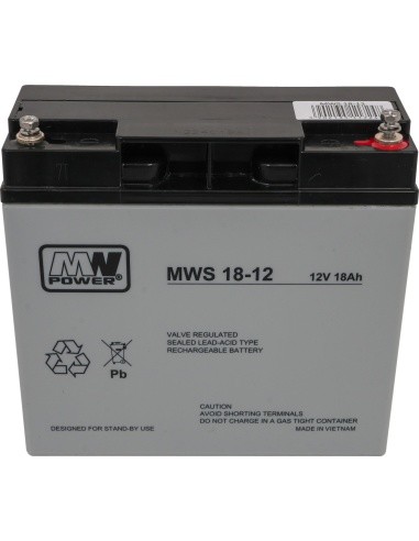 Vehicle parts battery 12V/18AH