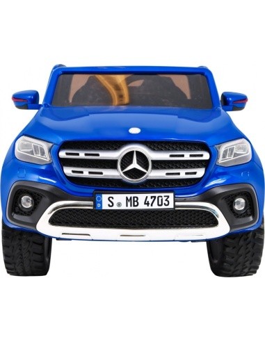 "Mercedes Benz" X klasės MP4 mėlynos spalvos dažymas