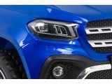 "Mercedes Benz" X klasės MP4 mėlynos spalvos dažymas