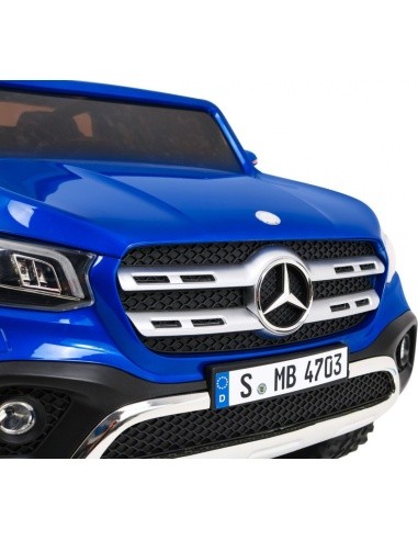 "Mercedes Benz" X klasės MP4 mėlynos spalvos dažymas