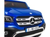 "Mercedes Benz" X klasės MP4 mėlynos spalvos dažymas