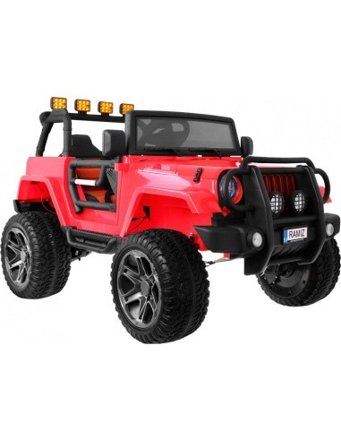Džipas monstras 4 x 4 Raudona
