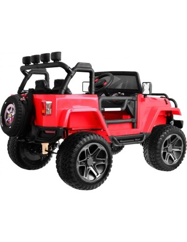 Džipas monstras 4 x 4 Raudona