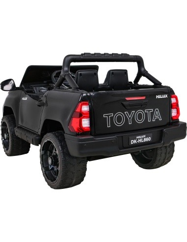 Toyota Hilux transporto priemonė Juoda