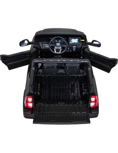 Toyota Hilux transporto priemonė Juoda