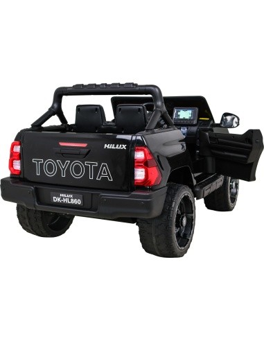 Toyota Hilux transporto priemonė Juoda