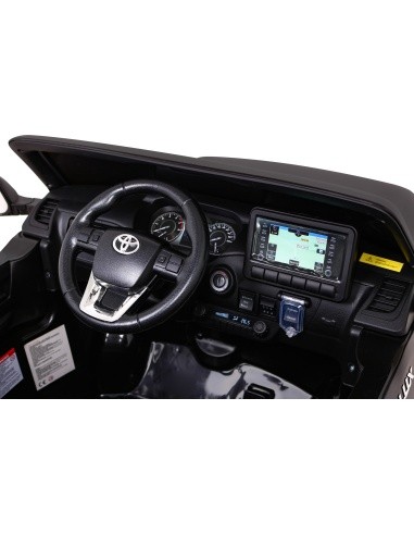 Toyota Hilux transporto priemonė Juoda
