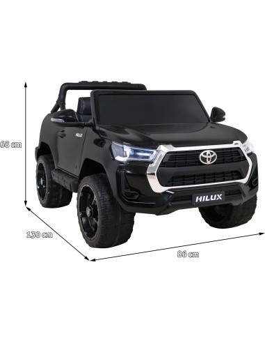 Toyota Hilux transporto priemonė Juoda
