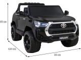 Toyota Hilux transporto priemonė Juoda