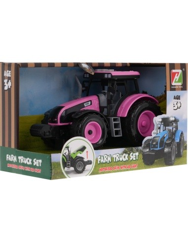 Pink Tractor With Sound Function
