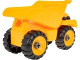 Construction vehicle tipper for turning