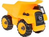 Construction vehicle tipper for turning