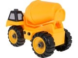 Construction vehicle concrete mixer for twisting