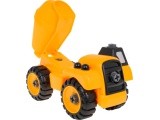 Construction vehicle concrete mixer for twisting
