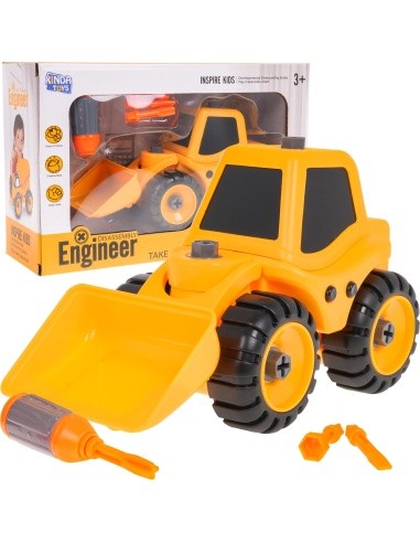 Construction vehicle bulldozer for turning