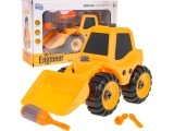 Construction vehicle bulldozer for turning