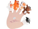 Farm Rubber Puppet Set + Booklet