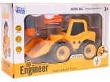 Construction vehicle bulldozer for turning