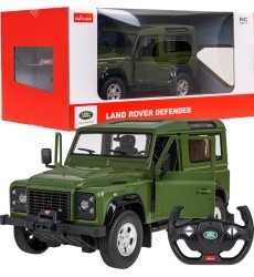 R/C automobilis Land Rover Defender 1:14 RASTAR Green