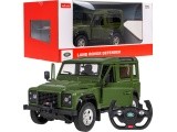 R/C automobilis Land Rover Defender 1:14 RASTAR Green