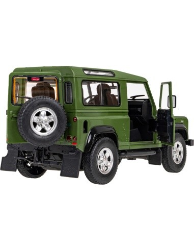 R/C automobilis Land Rover Defender 1:14 RASTAR Green