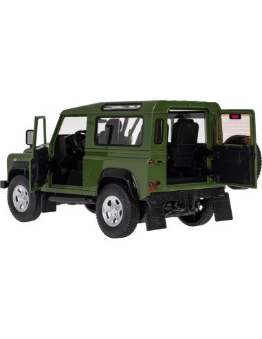R/C automobilis Land Rover Defender 1:14 RASTAR Green