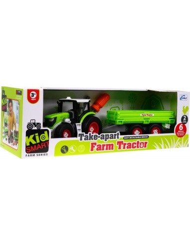 Daugiašalis traktorius su priekaba