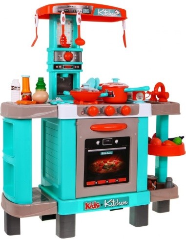 Huge Kitchen with Hood Pink