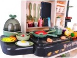"Mega Kitchen" virtuvė "KitchenEtte" čiaupas su vandeniu 65 elementai