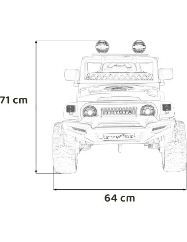 "Toyota FJ Cruiser" baltos spalvos