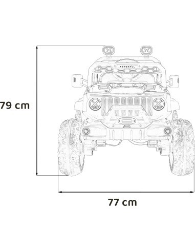 OFF ROAD Speed vehicle White