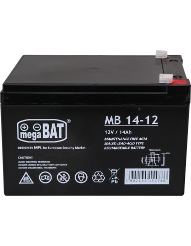 Vehicle parts battery 12V 14AH