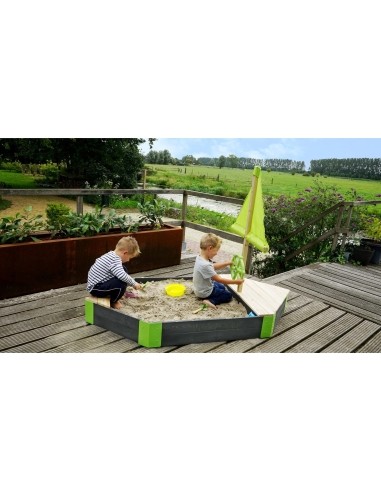 EXIT Aksent wooden sandpit boat 190x90cm