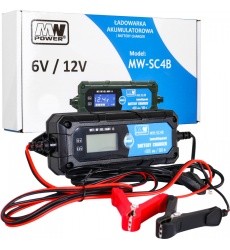 CHARGER WITH LCD DISPLAY 6V AND 12V